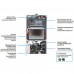 Котел газовый двухконтурный Baxi ECO 4S 24 F+Труба коаксиальная в комплекте с уголком 90 