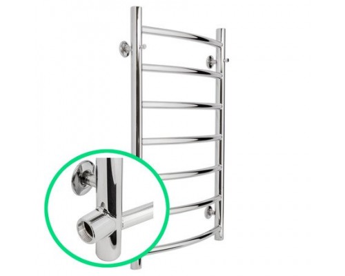 Водяной полотенцесушитель Laris Классик П7 400 х 700 б/п 1/2" мц 600