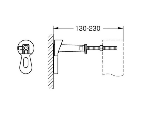 Комплект для крепления инсталляции Grohe Rapid SL 3855800M