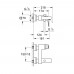 Смеситель для ванны Grohe Eurocube 23140000