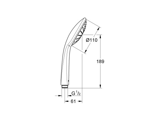 Лейка для ручного душа Grohe Euphoria 27265000