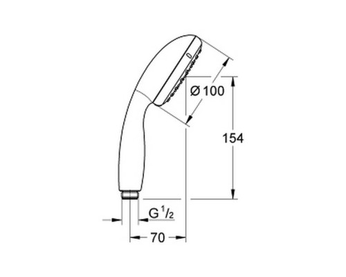 Лейка для ручного душа Grohe Tempesta 2759710E