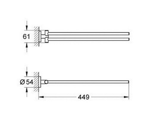 Полотенцедержатель Grohe Essentials 40371001