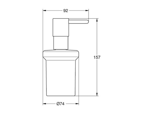 Дозатор для жидкого мыла Grohe Essentials 40394001