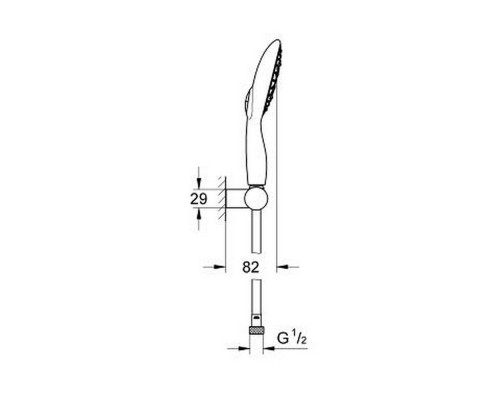 Душевой гарнитур Grohe Power&Soul 130 27742000