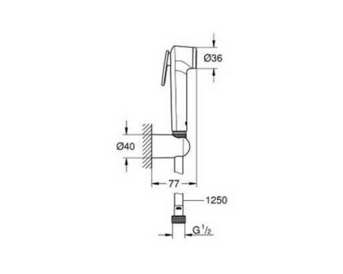 Набор для гигиенического душа Grohe Tempesta-F Trigger Spray 30 26356IL0