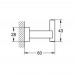 Крючок Grohe Essentials Cube 40511001