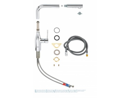 Смеситель для кухни с выдвижным изливом Grohe Essence 30270000