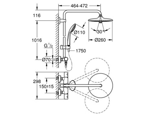 Душевая система Grohe Euphoria 27296002