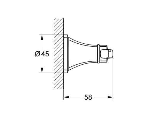 Крючок Grohe Grandera 40631000