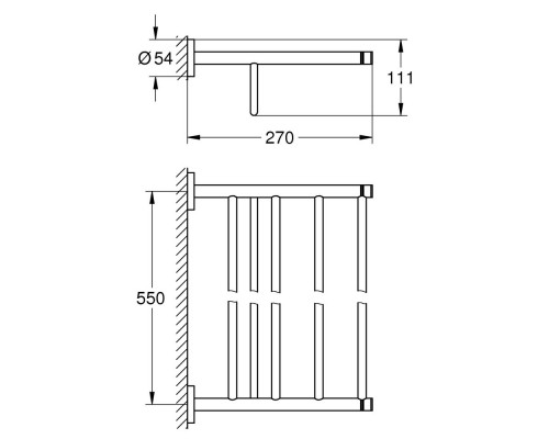 Полка для полотенец Grohe Essentials 40800001