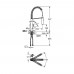 Смеситель для кухни с рефлекторным изливом Grohe Eurocube 31395000