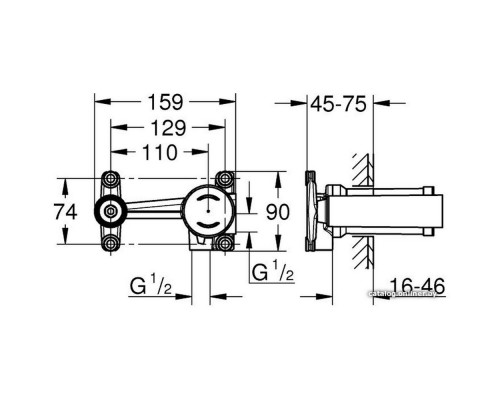 Универсальная внутренняя часть смесителя Grohe 23571000
