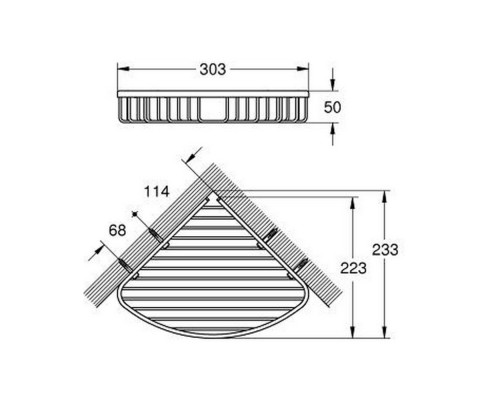 Полка Grohe BauCosmopolitan 40663001