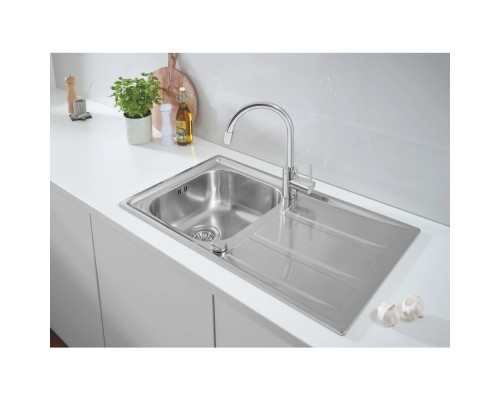 Набор Grohe мойка кухонная K400 31570SD0 + смеситель Concetto 32663001