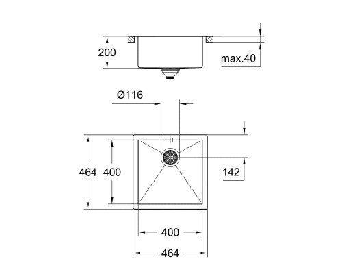 Кухонная мойка Grohe Sink K700 31578SD0
