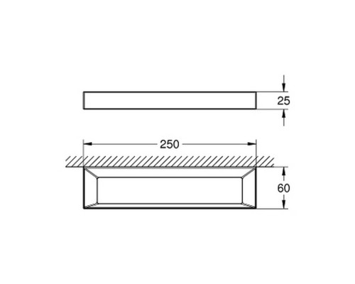 Полотенцедержатель Grohe Selection Cube 40766000