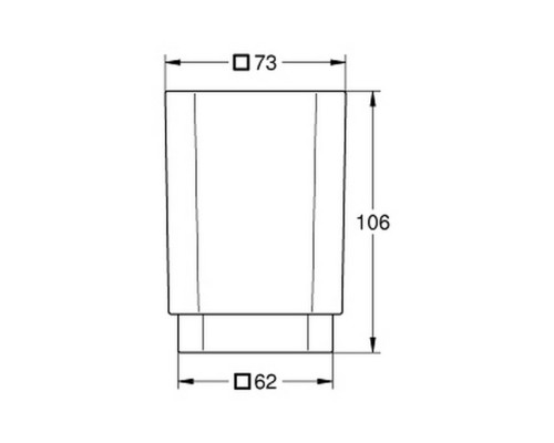 Стакан Grohe Selection Cube 40783000