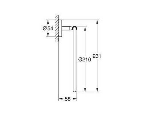 Полотенцедержатель Grohe BauCosmopolitan 40460001