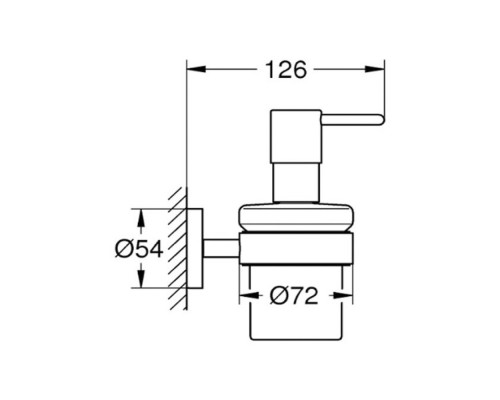 Дозатор для жидкого мыла Grohe Essentials 40448001