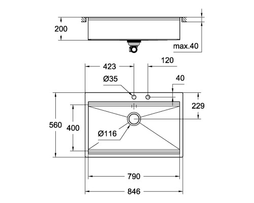 Кухонная мойка Grohe Sink K800 31584SD0
