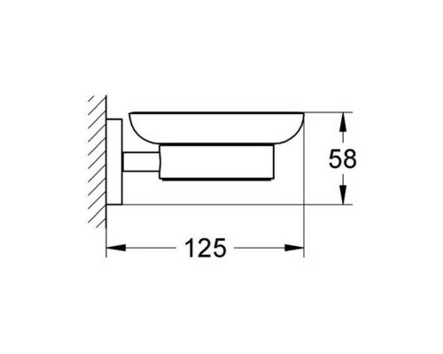 Мыльница Grohe Essentials 40444001