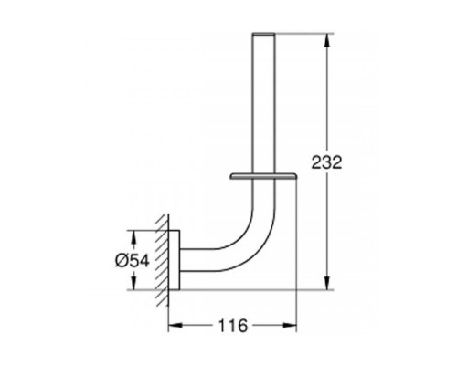 Держатель для запасной туалетной бумаги Grohe Essentials 40385001
