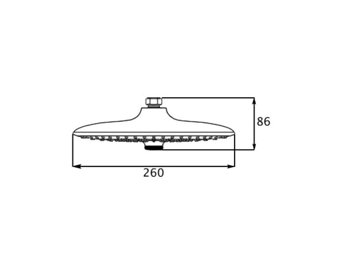 Лейка для верхнего душа Grohe Euphoria 260 26455000