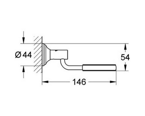 Держатель для аксессуаров Grohe Essentials Authentic 40652001
