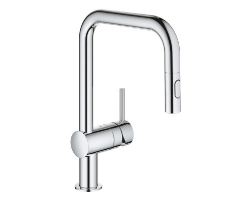 Смеситель для кухни с выдвижным изливом Grohe Minta 32322002