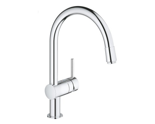 Смеситель для кухни с выдвижным изливом Grohe Minta 32918000