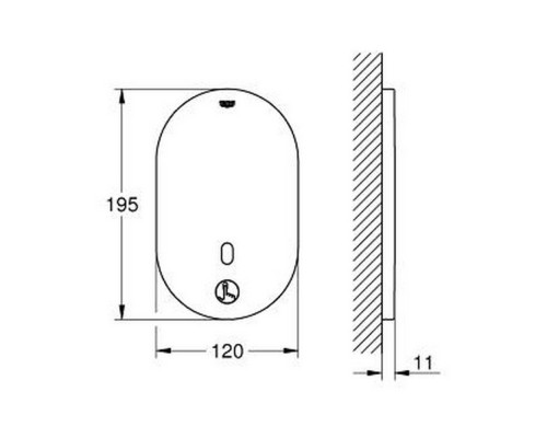 Внешняя часть смесителя для душа Grohe Eurosmart Cosmopolitan 36415000