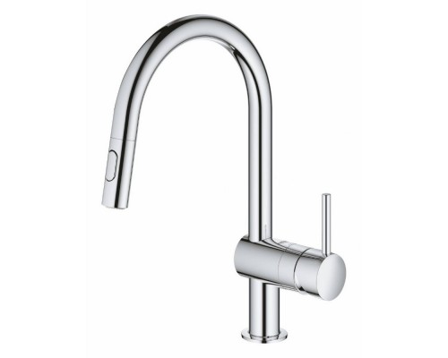 Смеситель для кухни с выдвижным изливом Grohe Minta 32321002