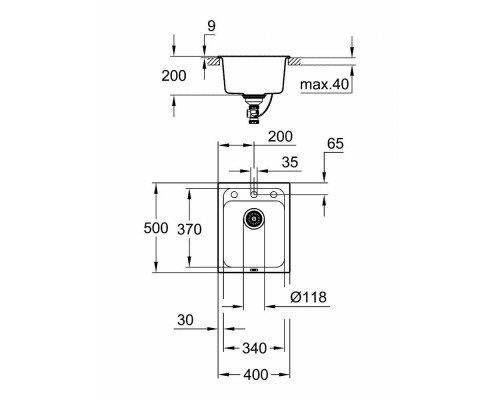 Кухонная мойка Grohe Sink K700 31650AP0