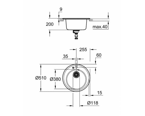 Кухонная мойка Grohe Sink K200 31656AP0