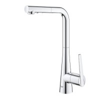 Смеситель для кухни с выдвижным изливом Grohe Zedra 32553002
