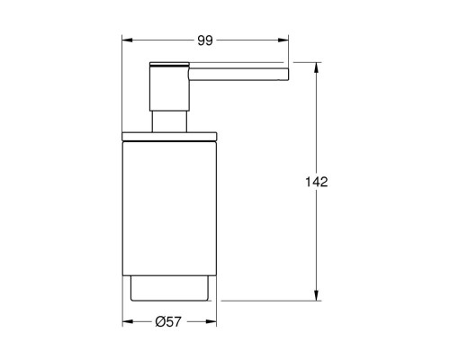 Дозатор для жидкого мыла Grohe Selection 41028000