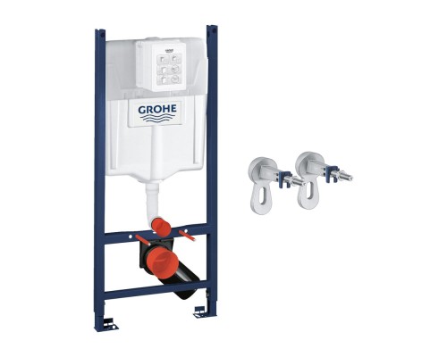Инсталляция для унитаза 2 в 1 Grohe Rapid SL 3884000G (38840000+3855800M)