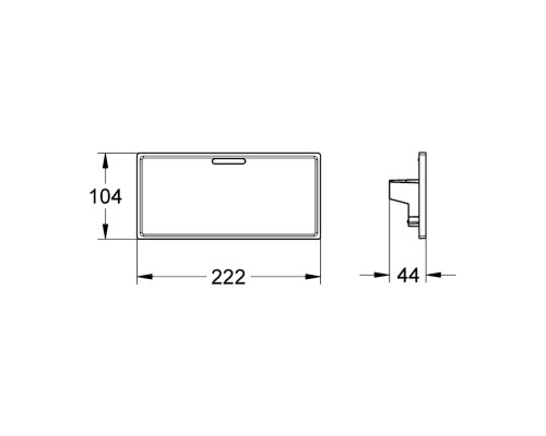 Полка для ванной Grohe Grohtherm Cube 18700000