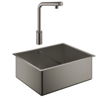 Набор Grohe мойка кухонная K700 31574AL0 + смеситель Minta Smartcontrol 31613A00