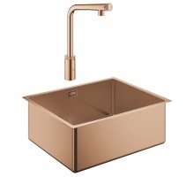 Набор Grohe мойка кухонная K700 31574DL0 + смеситель Minta Smartcontrol 31613DA0