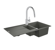 Набор Grohe мойка кухонная K400 31642AT0 + смеситель Eurosmart Cosmopolitan 31481001