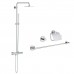Комплект Grohe душевая система Euphoria 27932000 + набор аксессуаров Essentials 40775001