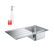 Набор Grohe мойка кухонная K500 31571SD0 + дозатор для моющего средства Contemporary 40536000