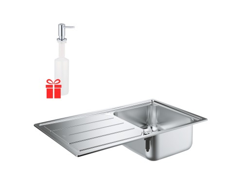 Набор Grohe мойка кухонная K500 31571SD0 + дозатор для моющего средства Contemporary 40536000
