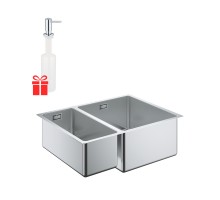 Набор Grohe мойка кухонная K700U 31576SD0 + дозатор для моющего средства Contemporary 40536000