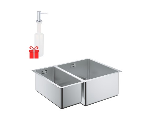 Набор Grohe мойка кухонная K700U 31576SD0 + дозатор для моющего средства Contemporary 40536000