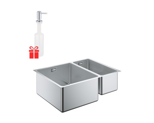 Набор Grohe мойка кухонная K700U 31577SD0 + дозатор для моющего средства Contemporary 40536000