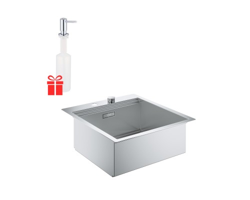 Набор Grohe мойка кухонная K800 31583SD0 + дозатор для моющего средства Contemporary 40536000