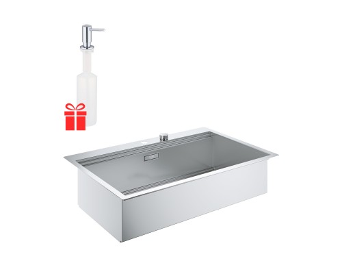 Набор Grohe мойка кухонная K200 31584SD0 + дозатор для моющего средства Contemporary 40536000